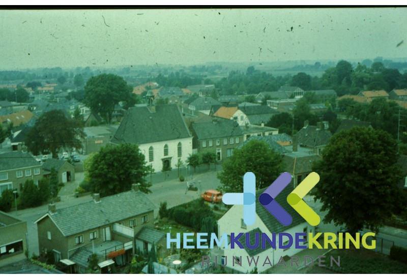 Zicht op Markt en NH Kerk Lobith vanuit kerktoren Coll. G.B. Janssen (322)